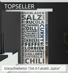 Glasschiebetür 154-3-f für Ihre Küche