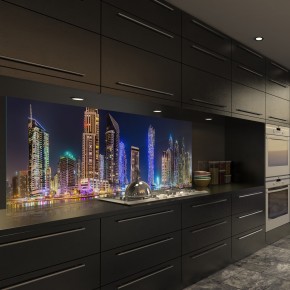 Glasbild Dubai